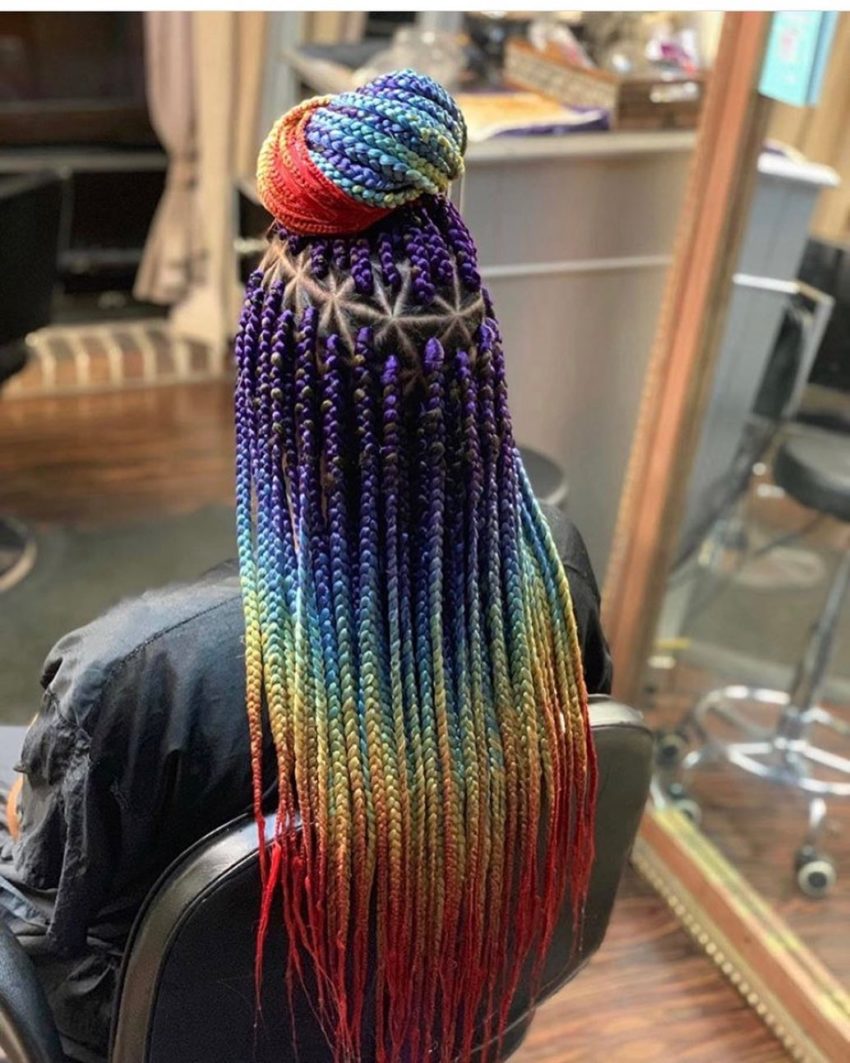 Top 10 box braids style to try in the new year 2020