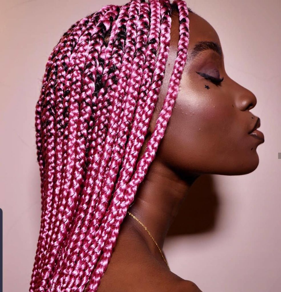 10 hottest colors for box braids