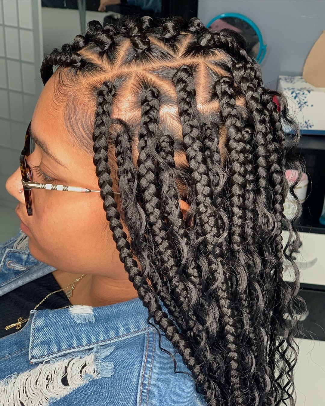 Goddess Box Braids Medium-Small