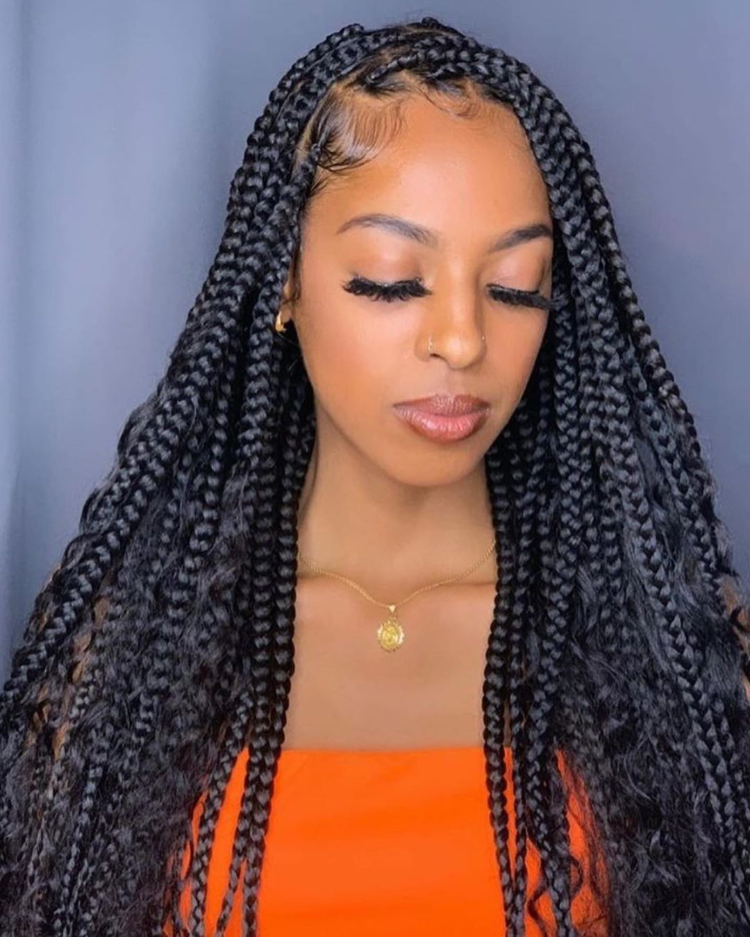 Inspiring Examples Of Goddess Braids Box Braids Hairstyles Braided ...